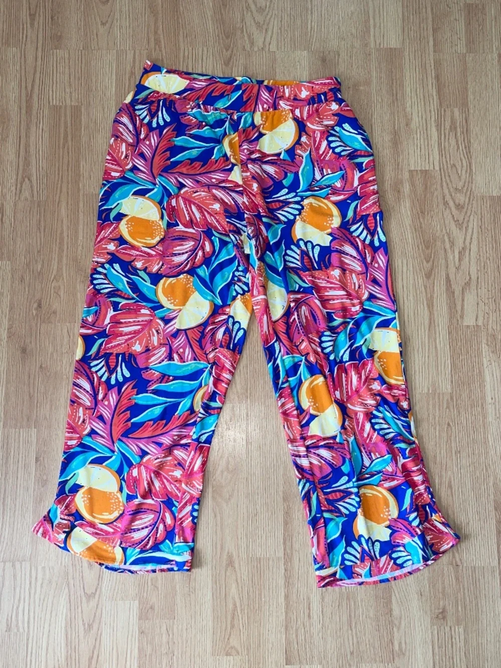 Crown & Ivy Bundle Pull On Loose Fit Ankle Palazzo Pants Size Large